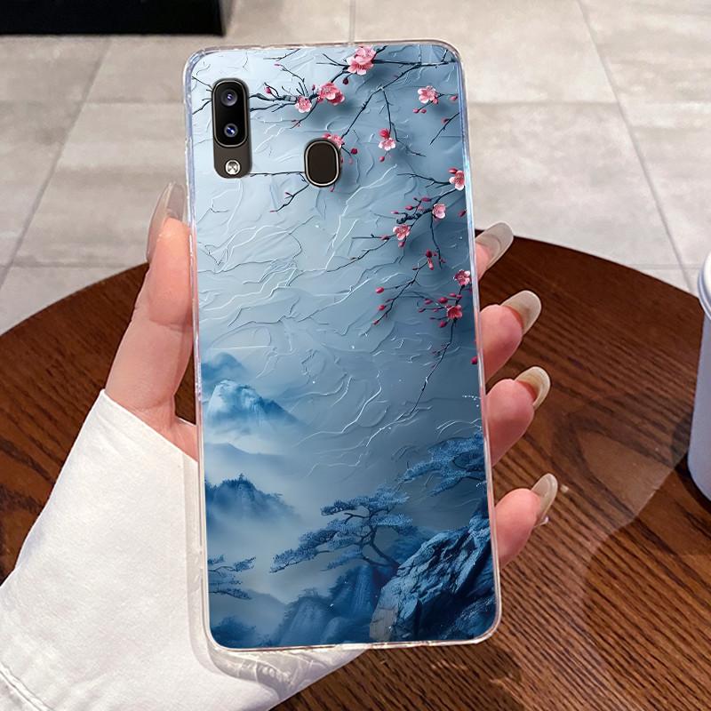 Hülle Für Samsung A20e A202F Hülle A40 A405F Ästhetisch Mode Süße Katze Transparente Rückseite Für Samsung Galaxy A40 Handyhülle