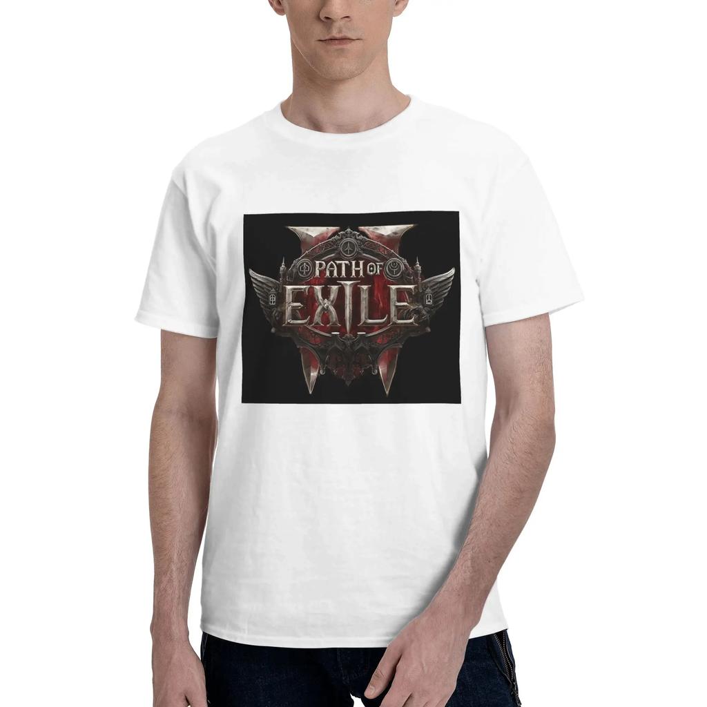 Path of Exile 2 100 Cotton TShirt Mens Fashion T Shirts Men Round Neck Short Sleeve S6XL