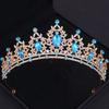 Baroque Crystal Crown Tiara for Women Bride Rhinestone Prom Diadem Bridal Wedding Hair Accessories Jewelry Tiaras and Crowns