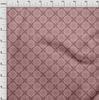 oneOone Cotton Flex Mørk Rose Brun Stoff Asian Suzani Symateriale Trykk Stoff By The Yard 40 tommer