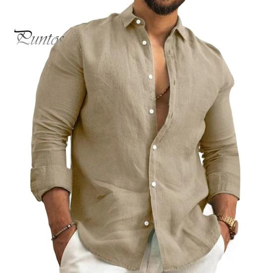 

Осінь-весна Чоловіча сорочка з відкладним коміром, однобортний, вільний, з довгими рукавами, ґудзиками, кардиган середньої довжини, повсякденний одяг, верх XXL хакі