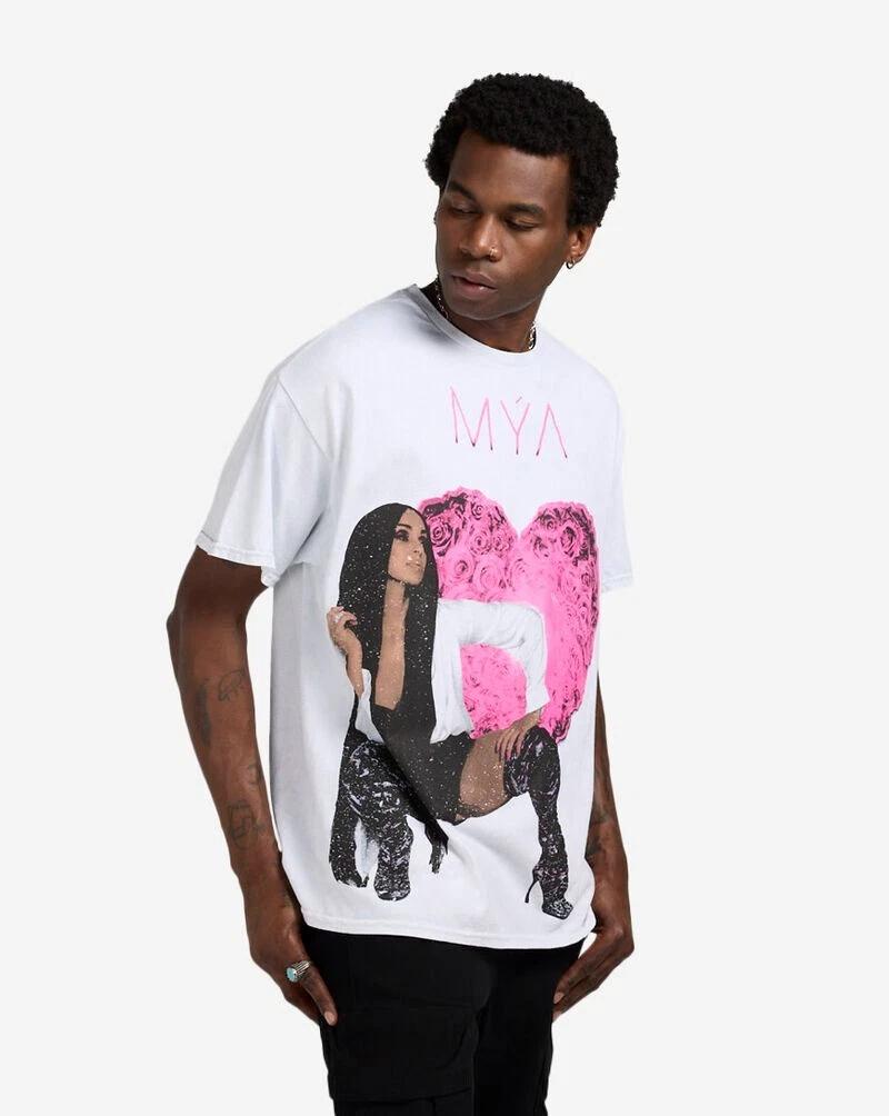 MYA Mens Mya Squat Graphic Ice Gray Mineral Wash Shirt New S-XL 3XL