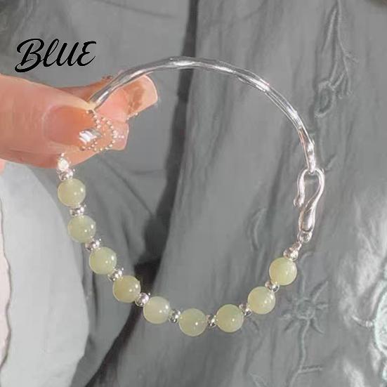 Refined Workmanship Bracelet Beaded Bangle for Women Faux Pearl