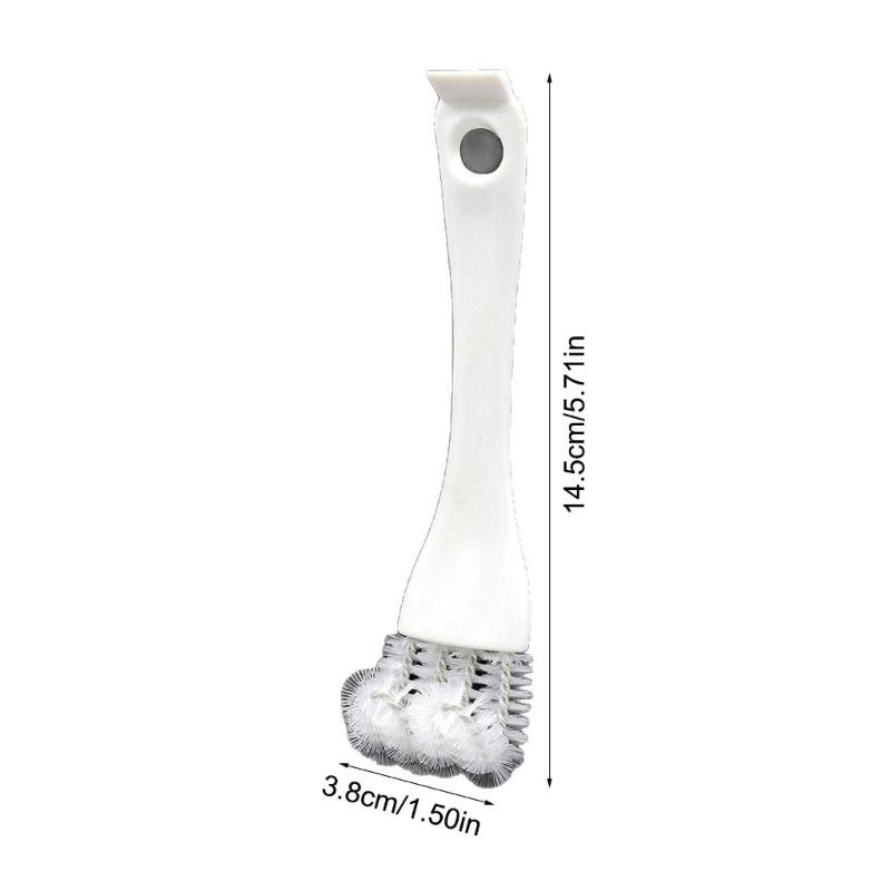Multipurpose Plastic Pet Cage Brush Featuring Scraping Tool Easyly Grip For Bird Habitat Sanitization