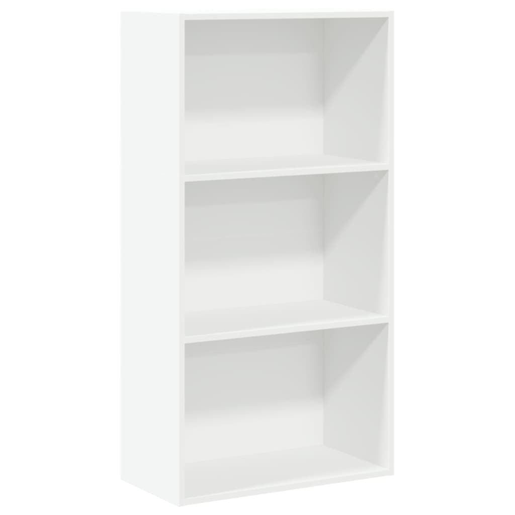 Bücherregal Weiß 60 x 30 x 114 cm Holzwerkstoff