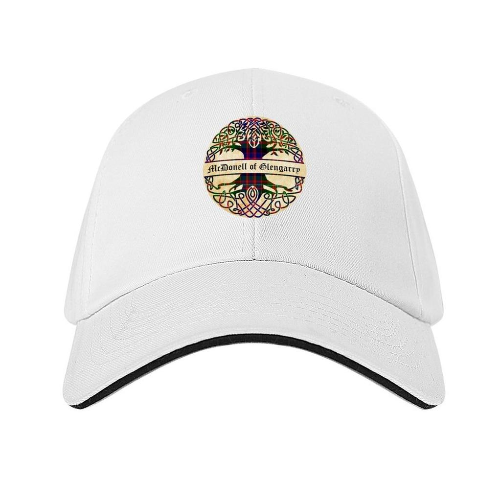 McDonell of Glengarry Tree of Life Clan Scottish Surname Tartan Baseball Cap Rugby New In The Hat Icon Sun Caps Men Womens
