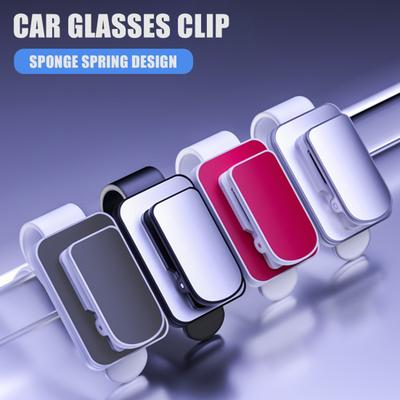 Auto Brillenhalter Universal Auto Visier Sonnenbrille Halter Clip Schwamm Feder Brillen Aufhänger Ticket Karte Clip Brillen Halterung