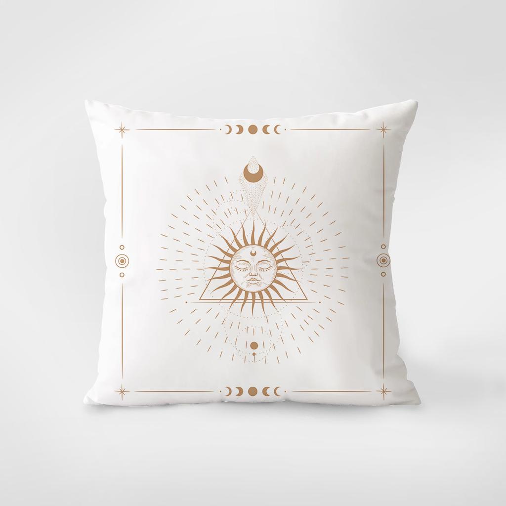 New Cosmic Astrology Pattern Pillow Case Bohemian Style Cushion Cover For Bedroom Living Room Home Decorative Pillowcase