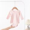 Baby Velvet Bodysuit Triangle Newborn Belly Cover Romper Soft Seamless Infant Crawling Jumpsuit Cozy Comfortable Essential