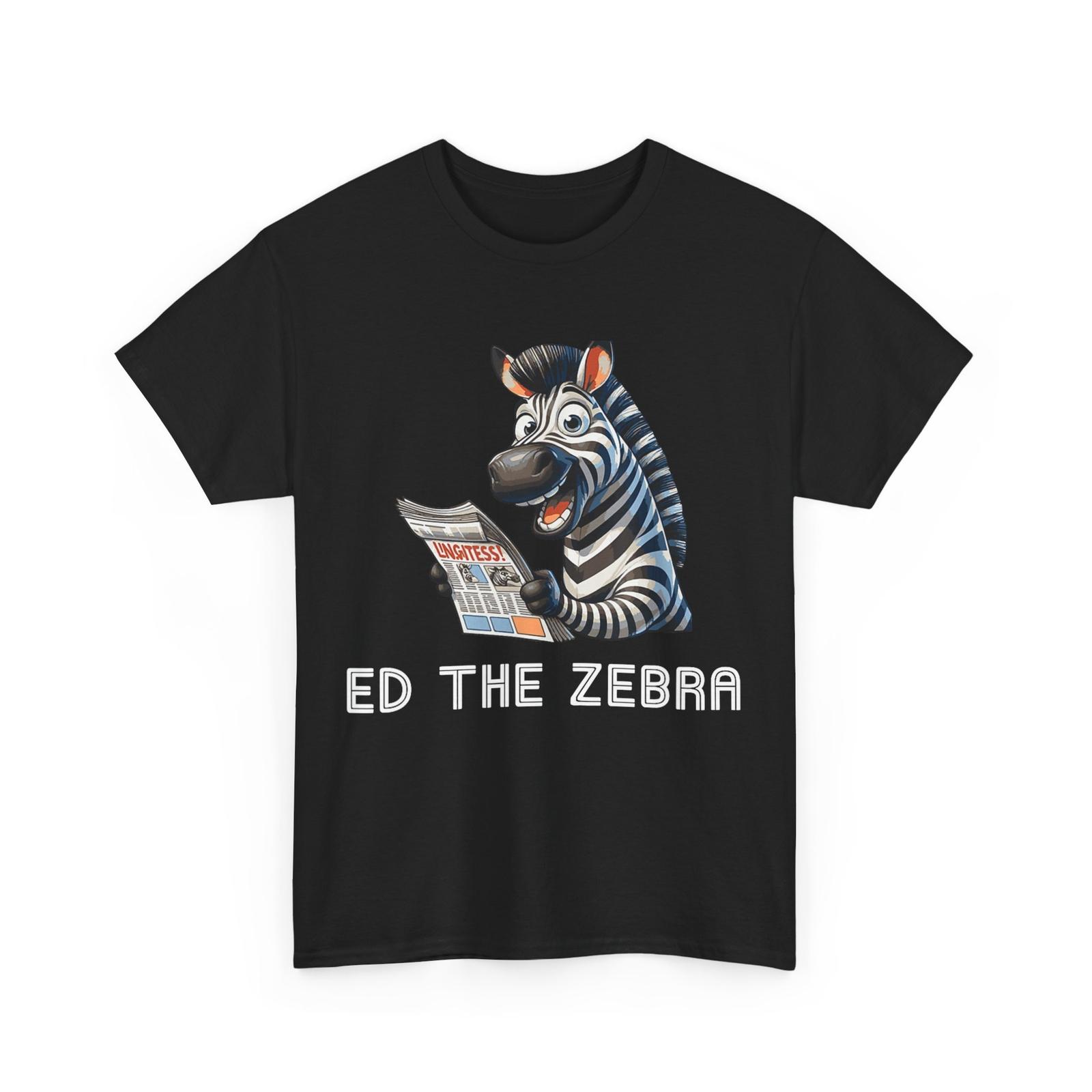 Ed The Zebra Shirt, Zebra Funny Meme T-Shirt Mens Womens Tees Top M