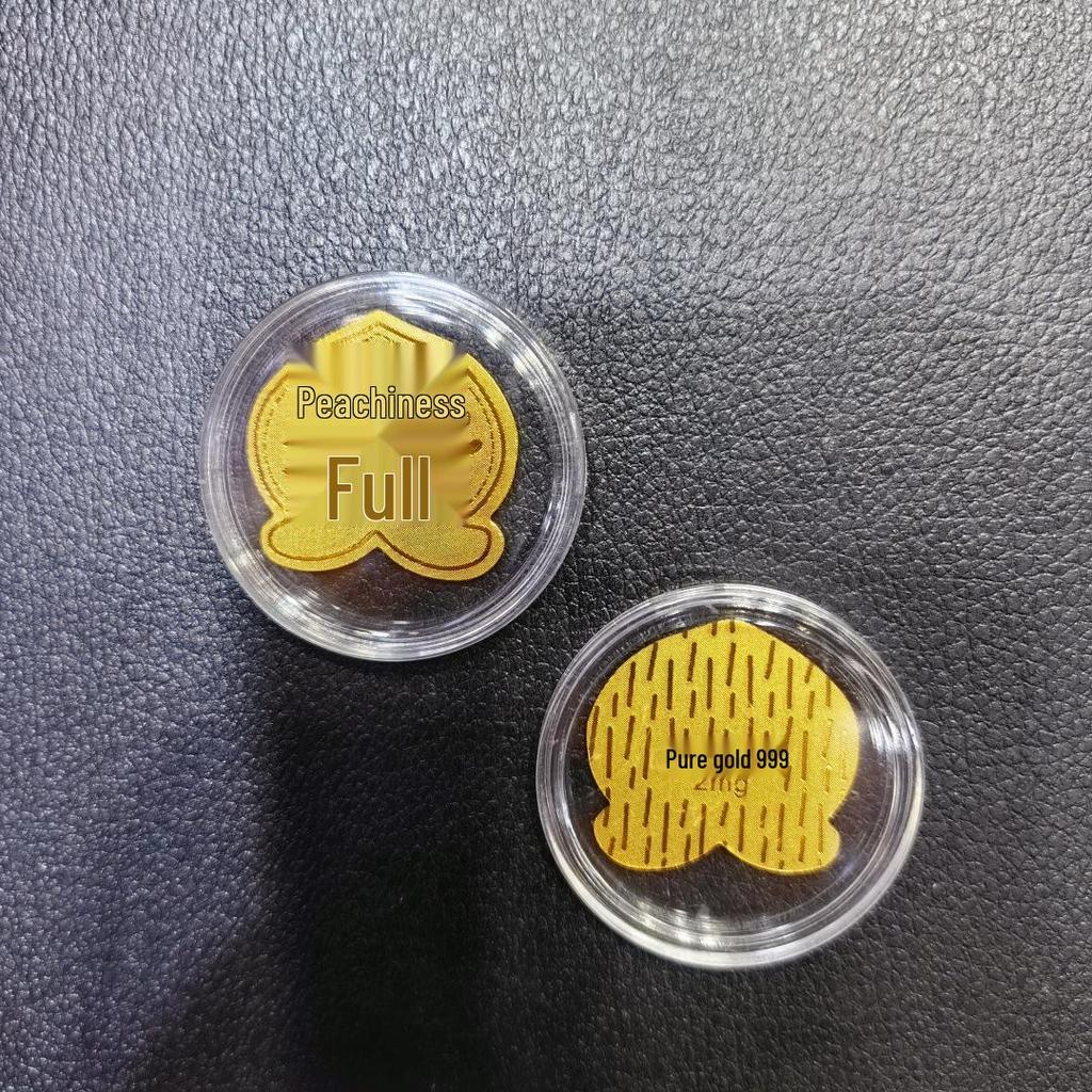 Gold Mobile Phone Sticker 999 Pure Gold - Prosperity & Wealth Charm Gift