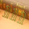 20Pcs Green Iron Penguin Shape Clip Bookmark Marking Stationery School Supplies