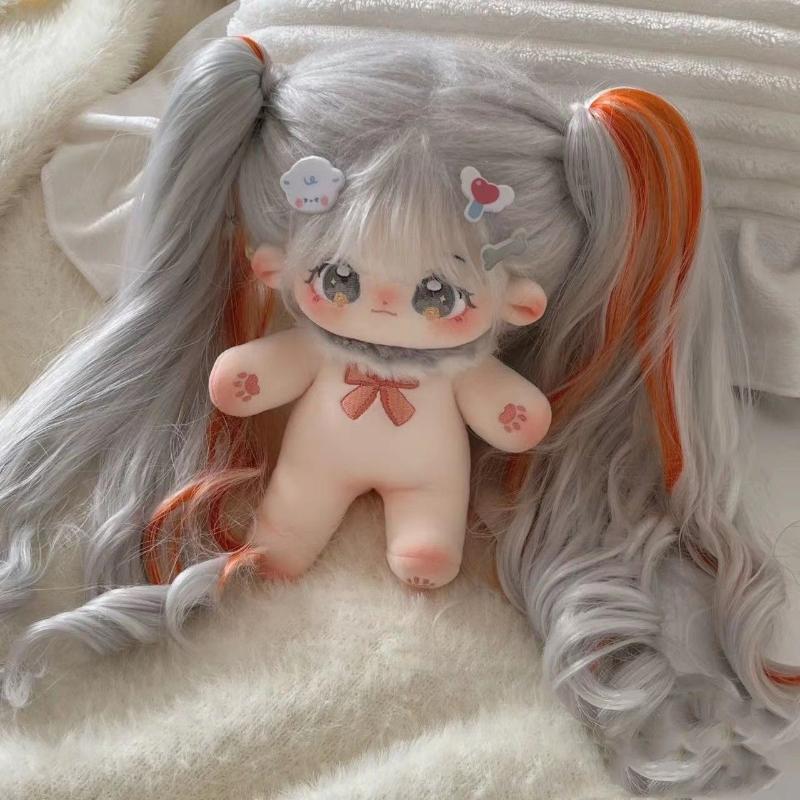 20cm Kawaii IDol Doll Anime Plush Star Dolls Stuffed Customization Figure Toys Cotton Baby Plushies Toys Fans Collection Gifts
