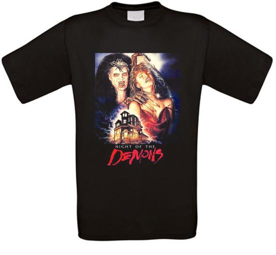 Notte Of The Demons Orrore Culto Movie TShirt Unisex T-Shirt M