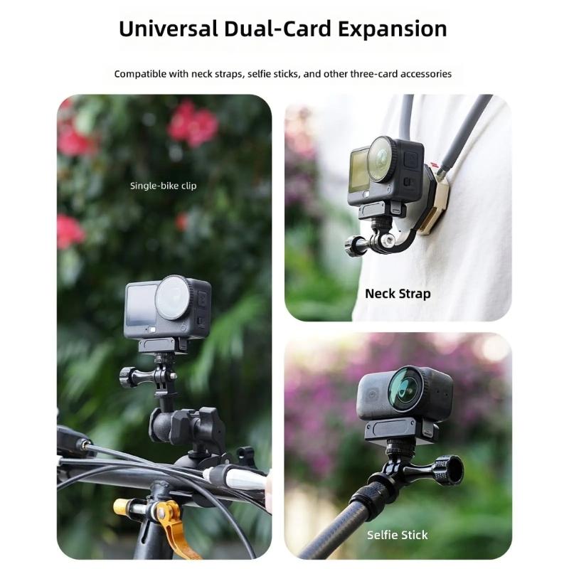 Magnetic Quick Release Mount For Action Camera With 360 Degree Rotation And Double Locking Mechanism for Action 6
