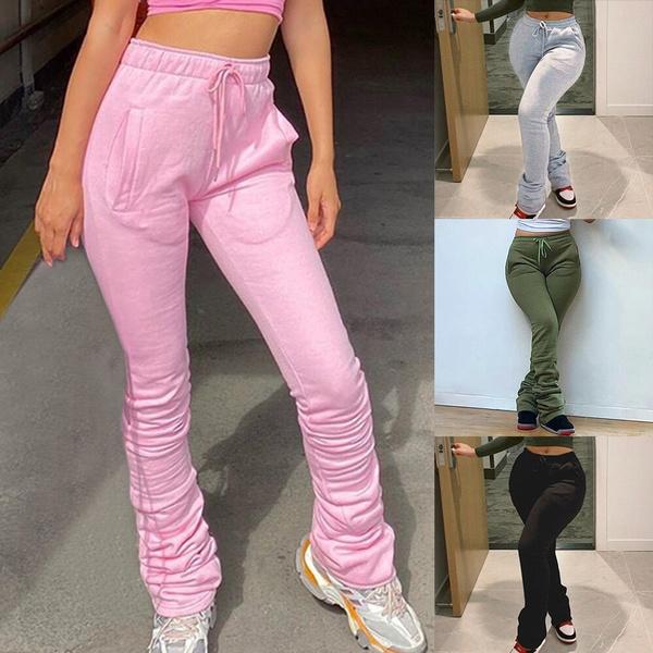 

Осень-зима, брюки с высокой талией, женские модные повседневные шаровары, женские повседневные брюки с завязками на шнуровке