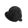 Small Brim Corduroy Bucket Hat Bowknot Basin Cap Vintage Fisherman Cap  Lady Accessory