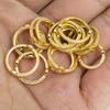 20pcs 6/8/10mm Round Frame Bead Ring Metal Spacer Bead Circle Cap for Jewelry Making DIY Beading Bracelet Necklace Accessories
