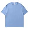 Camiseta de Verano Blanca Unisex de Algodón Puro de Manga Corta, Corte Holgado, Talla Grande