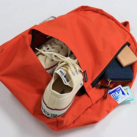 Healthknit Water Free Backpack, Rucksack, Knapsack, Nylon, Repellent, Multi-Storage, Lightweight, Men's, Women's, Unisex, Navy,