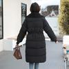 Winter Lapel Down Cotton-padded Jacket Women's Long Thick Short Cotton-padded Jacket Korean Waist Cotton-padded Jacket