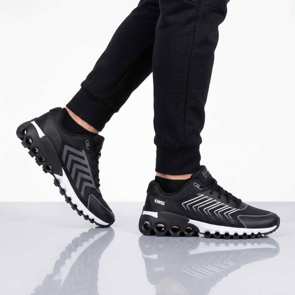 K-Swiss Tubes Sport Ultra - Herren Sneakers Schuhe Schwarz 08913-035-M ORIGINAL