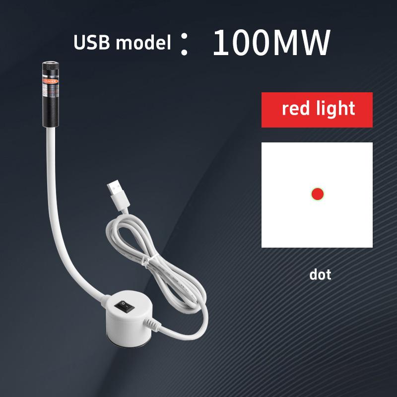 Červené/Zelené Laserové Polohovací Světlo Přenosné Magnetické Polohovací Světlo na Quilting Linka/Kříž/Bod USB Pracovní Světlo Příslušenství k Šicímu Stroji