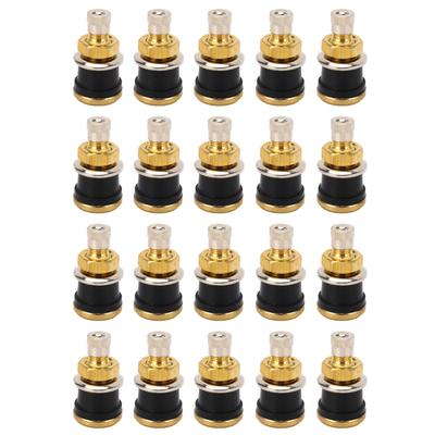 20 pièces 1?Valve de tige de pneu tubeless de camion 18 pouces en cuivre, performance stable pour fourgons, remorques, camping-cars