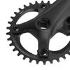 Aluminum Alloy Bike Crankset 34T Bike Crank Arm Set Bike Single Crankset  Bike Repair Upgrades