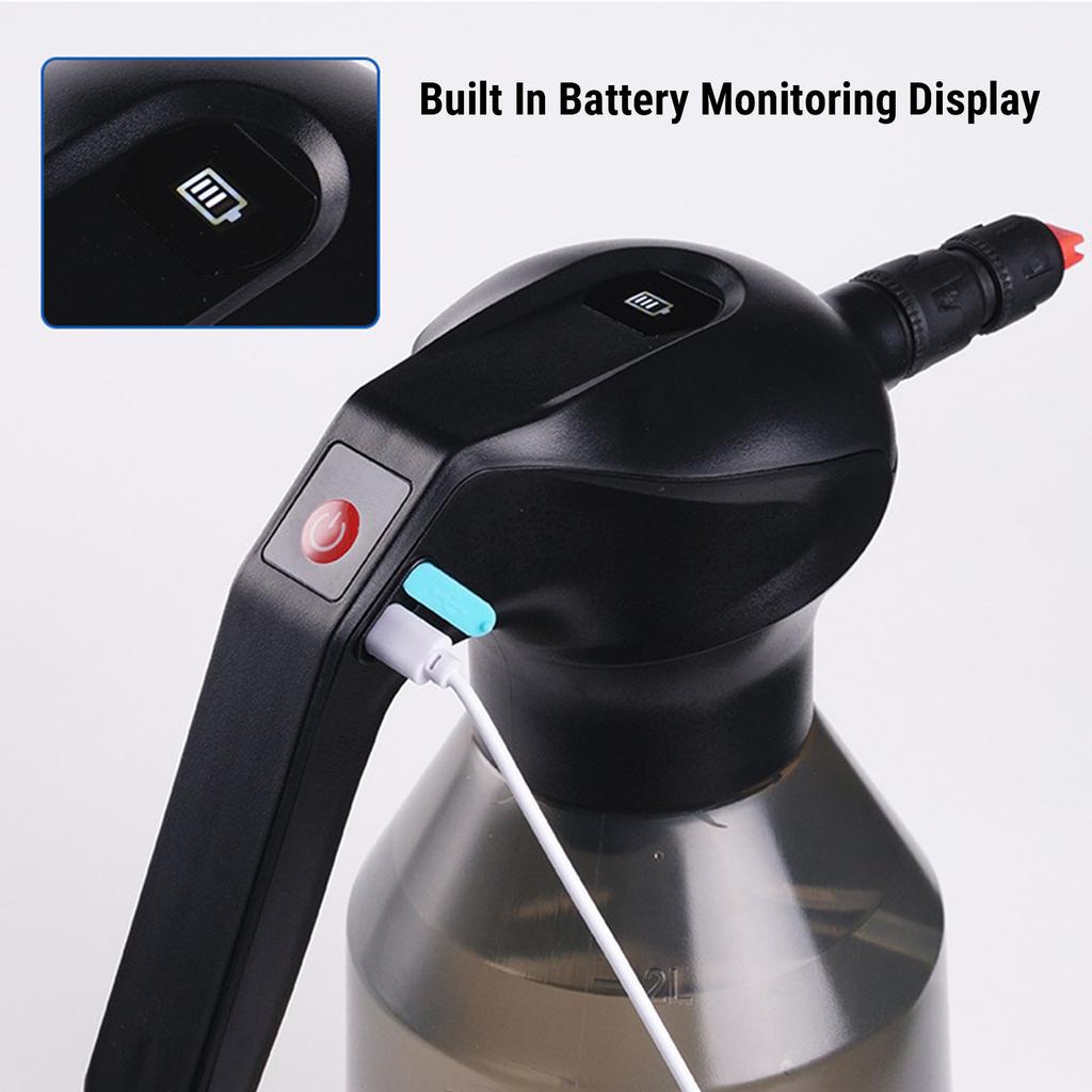 Electric Foam Sprayer Multifunctional Car Soap Foam Pump Sprayer Rechargeable Cordless Handheld Foam Cannon