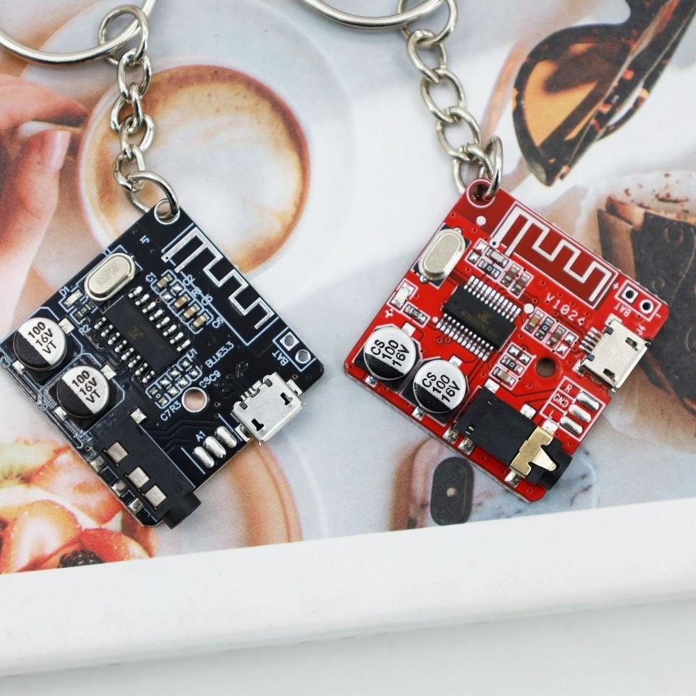 Personalized Electronic Component Key Fob Real PCB Tech Key Holder Crossbody Bags