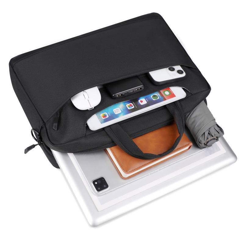 Shockproof Airbag Laptop Bag – Large Capacity Handheld & Crossbody Business Briefcase with Custom Logo
