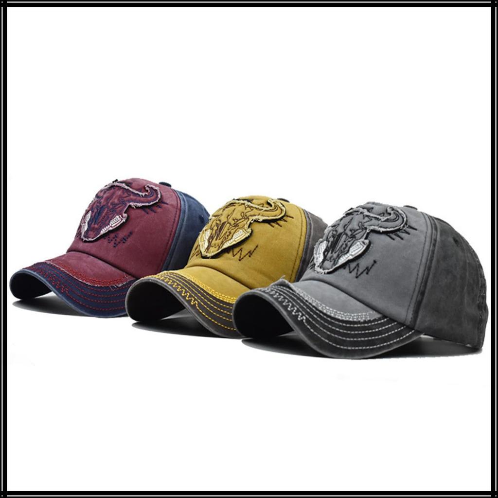 Baseboll CZA442 [Vit Tand] Hatt, Keps, Keps, Broderad, Tvättad, Justerbar, Vardaglig, Snygg, Herr, Dam, (grå)