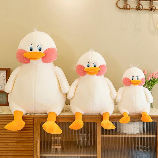 Lindo Peluche de Pato Grande Suave Animal de Peluche para Abrazar Reconfortante Almohada para Dormir Regalo para Niños y Adultos