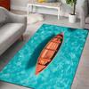 Mehrere Größen Das Meer ist ein kleines Boot Teppich für Wohnzimmer Schlafzimmer Sofa Heimdeko Rutschfeste Bodenmatte Moderne Teppiche Große Größe
