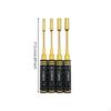 precise Screwdriver Set, RC Model Tool Kit, metalcoated, attractive, 18Piece Black Hex 18pcs set