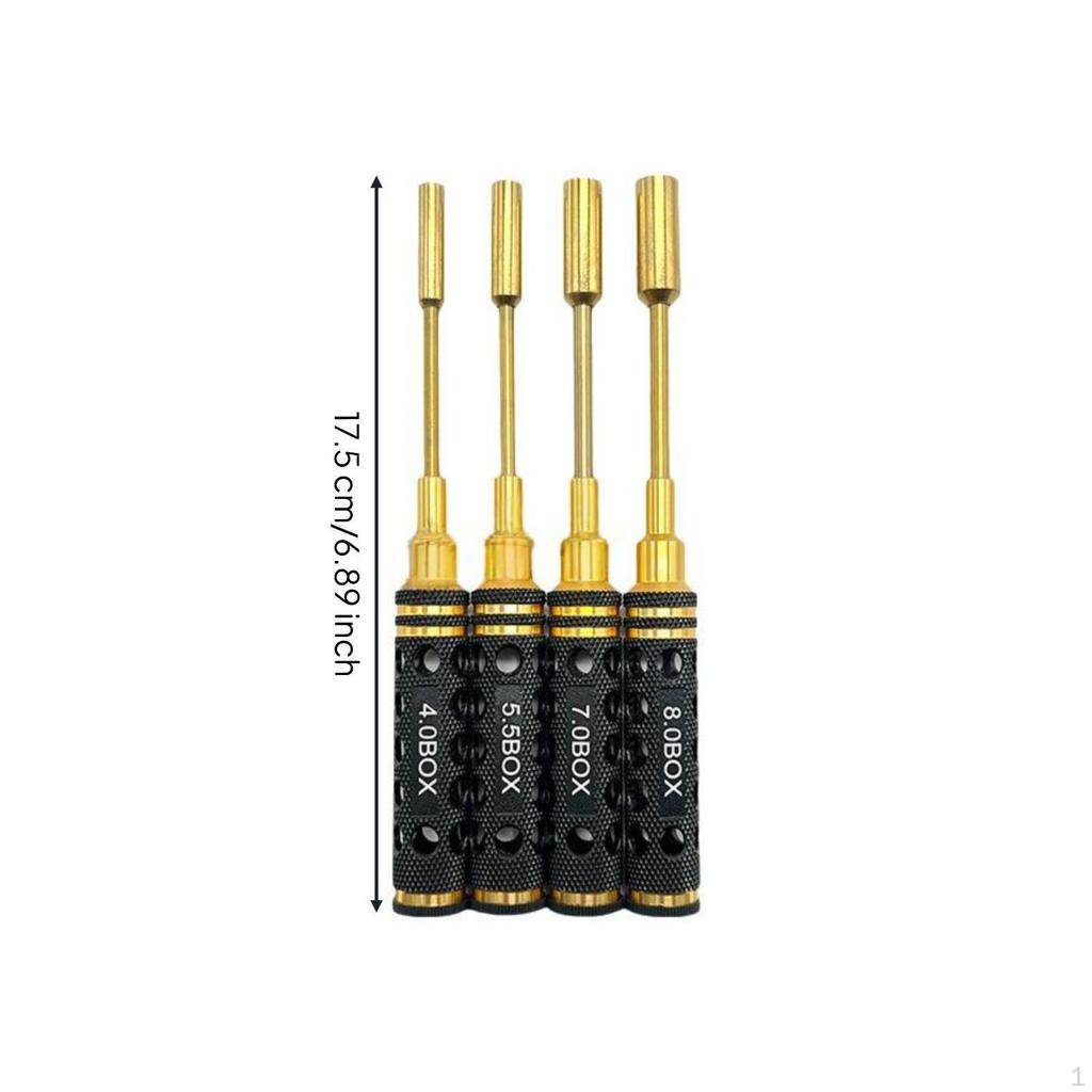 precise Screwdriver Set, RC Model Tool Kit, metalcoated, attractive, 18Piece Black Hex 18pcs set