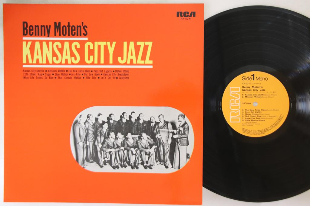 LP Record BENNY MOTEN - Benny Moten's Kansas City Jazz RA5341 RCA Japan Jazz Used