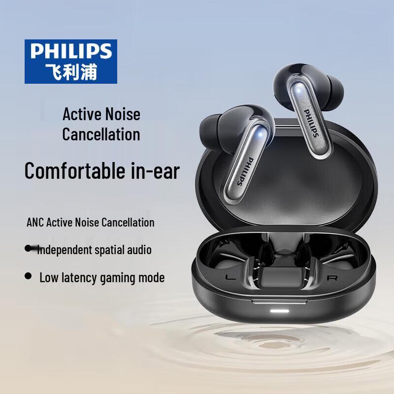 Philips TAT2120 True Wireless Active Noise Cancelling Earbuds