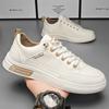 Men's Shoes Summer 2024 New Student Board Shoes Men's Sports and Leisure Youth Trend Versatile Breathable White Shoes