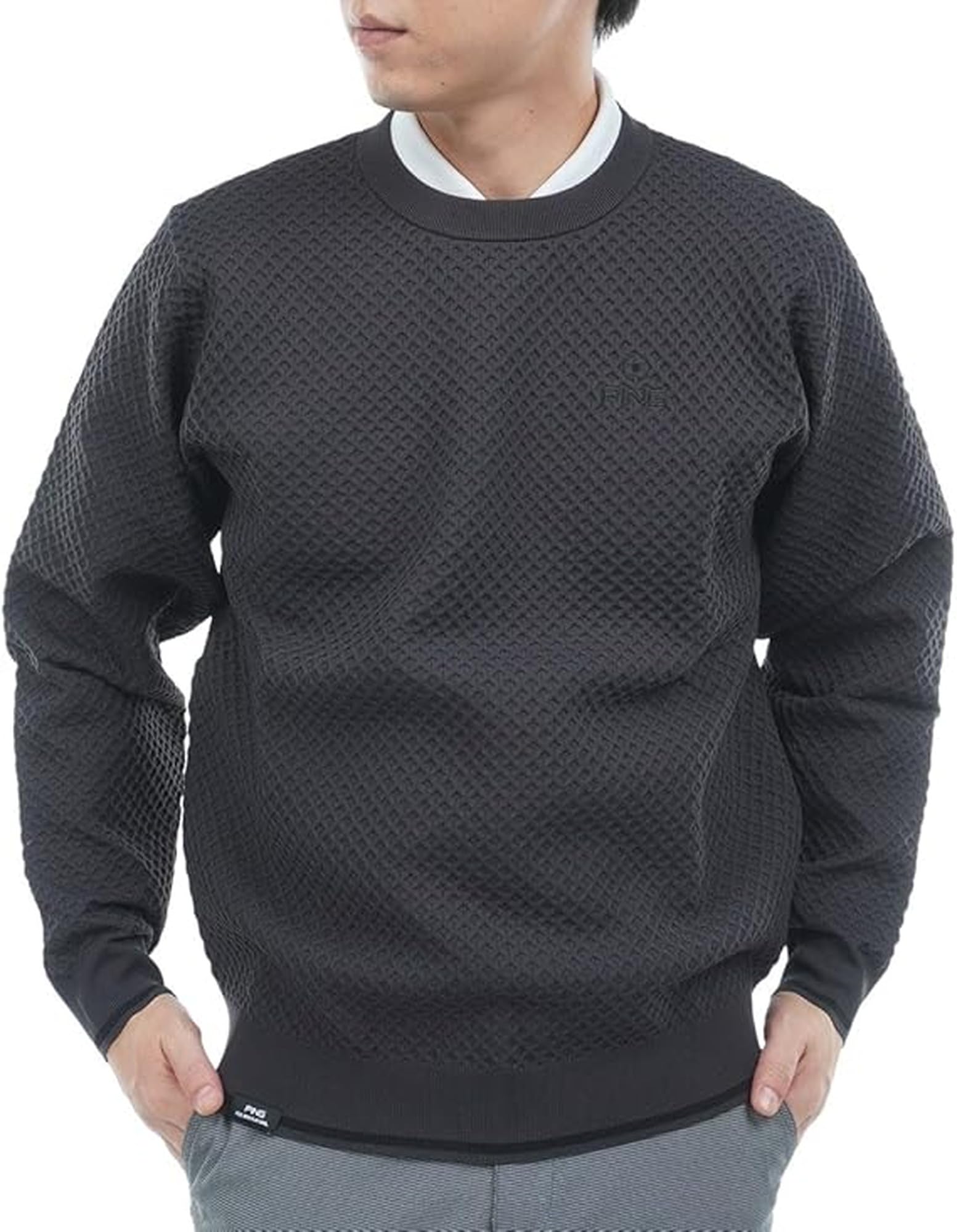 

Ping Apparel Men s Crew Neck Sweater (Moisture-Wicking, Quick-Drying, UV Protection, Stretch) / Golf / 621-5270901 020_Gray