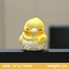 Adorable Mini Yellow Chick Figurines Cartoon Kawaii Decor Ornament for Office Desk Teen Bedroom Birthday Gift