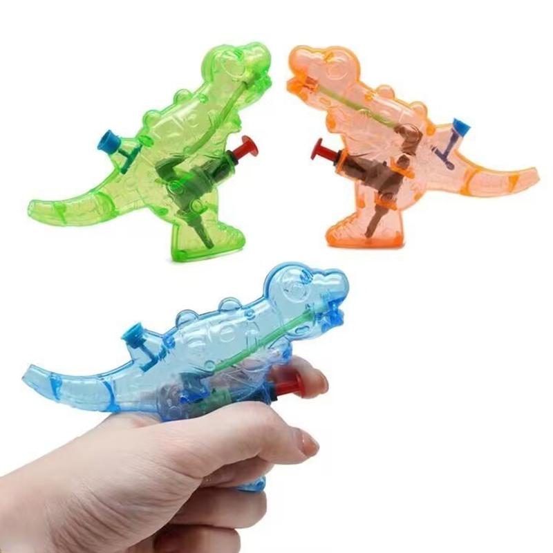 6/12PCS Dinosaur Water Gun Random Color Plastic Squirt Gun Summer Pool Beach Backyard Party Favors Carnival Giveaways Supply ZYF