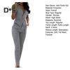 2Pcs/Set Formal Women Summer Outfit OL Style Chic Pure Color Lady Jacket Pants