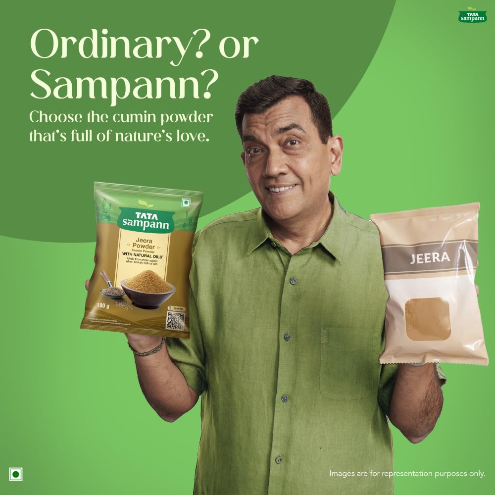 Tata Sampann Jeera Powder With Natural Oils 100g Cumin Powder For Aromatic Flavorful Dishes
