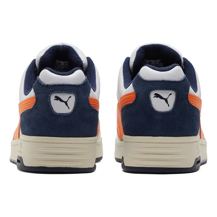 Puma Slipstream Lo Retro White Vibrant Orange Unisex Sneakers 384692-03