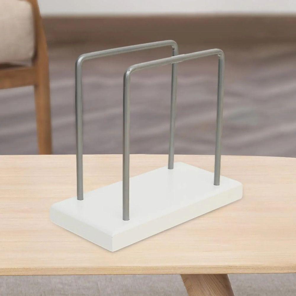 Standing Tissue Storage Rack Wooden Base Tissue Dispenser Stand Napkin Paper Holder Dining Room