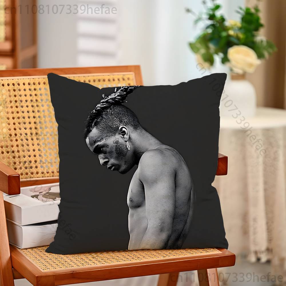 Rapper XXxxtentacion Throw Pillow Case For 45x45cm55x55cm30x30cm For Home Bedroom Decoration And Protector