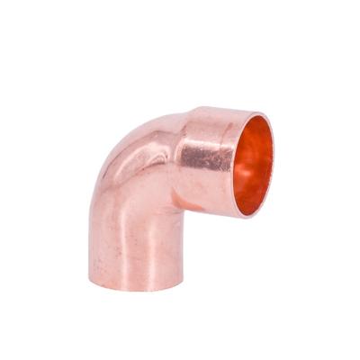 1/2" 5/8" 3/4" 7/8" 1" 16 19 22 28 35 42 54-108mm Solder Cup To Male End Copper Single End Feed 90 Degree Elbow Air Conditioner