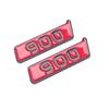2pcs Red 800 Wing Side Sticker 900 700 Fender Sticker For Brabus Mercedes AMG G800 G900 W464 W463 G63 G65 Brabus Fender Sticker